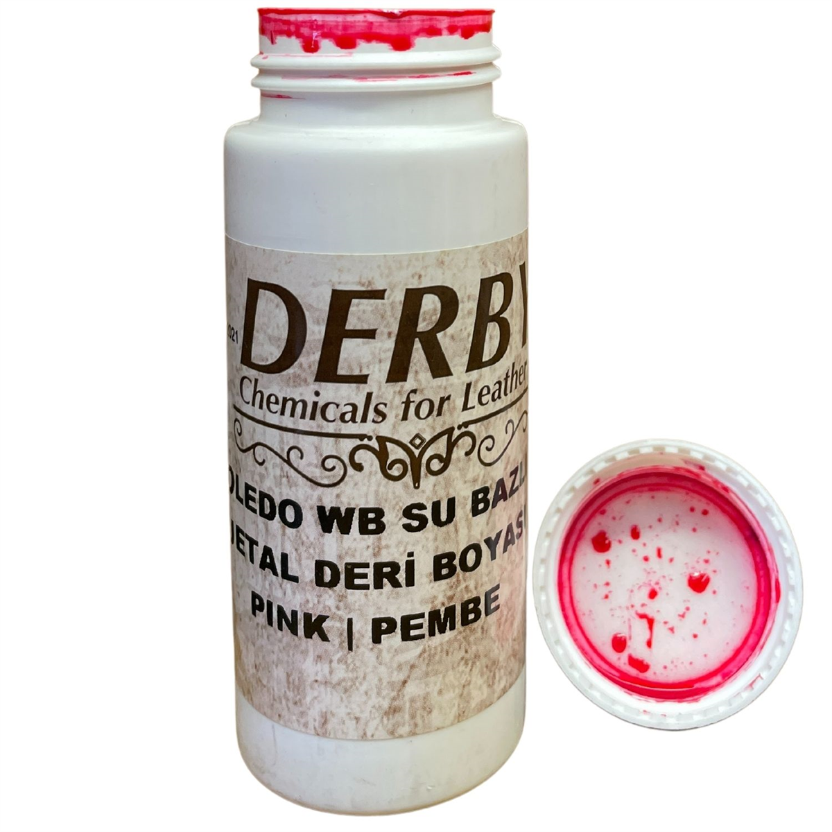 Derby Doledo Vejetal Deri Boyası 100 ml Vaketa Deri Hobi Eskitme Boya, Su Bazlı 