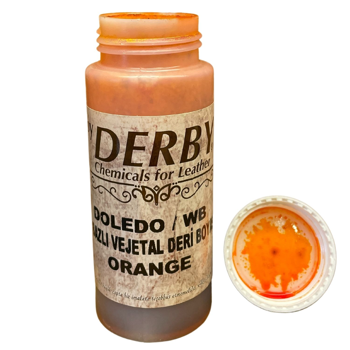 Derby Doledo Vejetal Deri Boyası 100 ml Vaketa Deri Hobi Eskitme Boya, Su Bazlı 