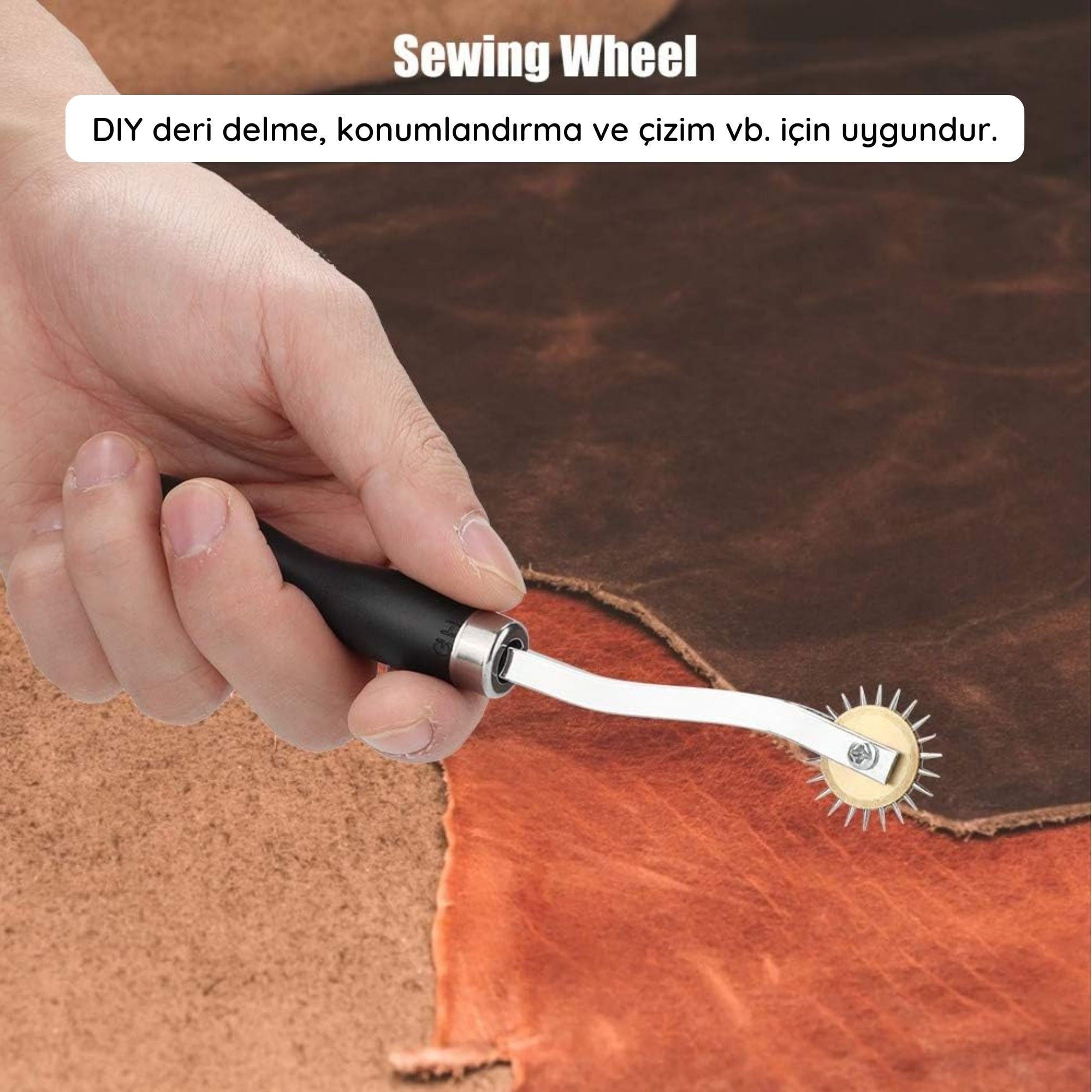 Dikiş Deliği İçin Rulet Çark 4 mm, Dikiş İzi Tekerleği