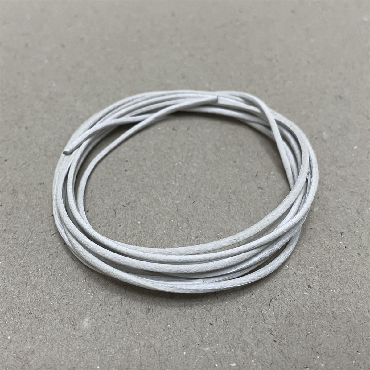 DIY Bileklik Deri İp, 1,5mm x 2 metre Hakiki Deri Bileklik Kolye Aksesuar İpi, Bracelet Leather Rope