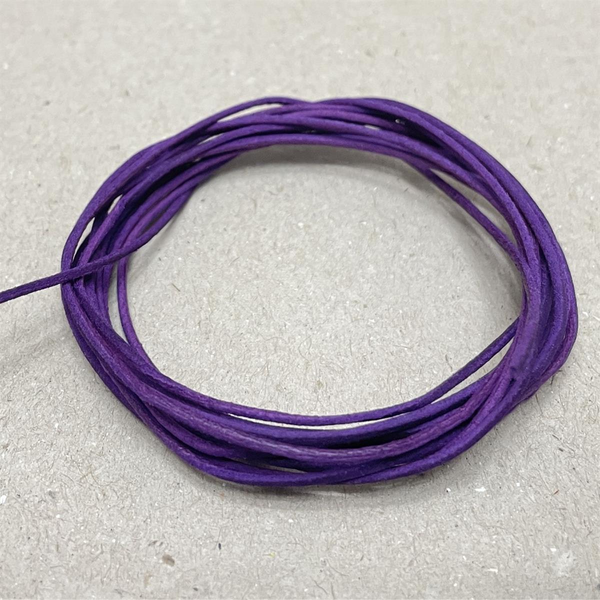 DIY Bileklik Deri İp, 1,5mm x 2 metre Hakiki Deri Bileklik Kolye Aksesuar İpi, Bracelet Leather Rope