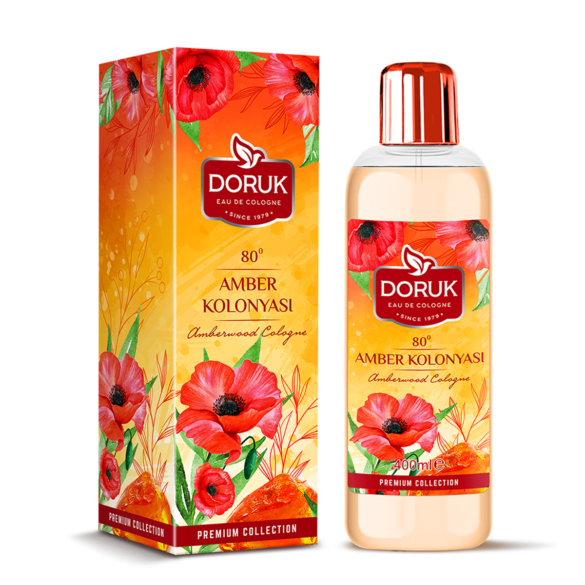 Doruk Amber Kolonyası 80° 400 ml