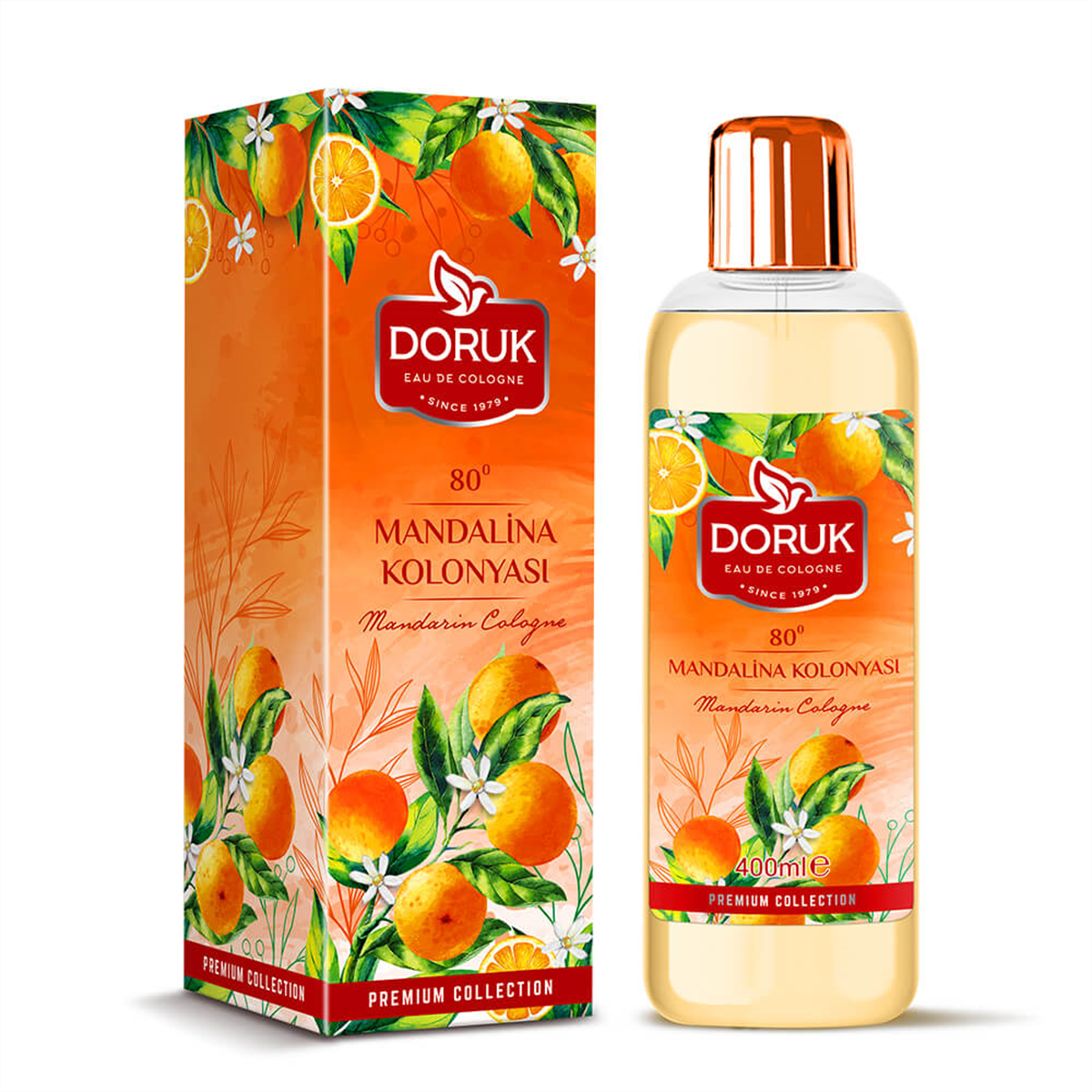 Doruk Mandalina Kolonyası 80° 400 ml