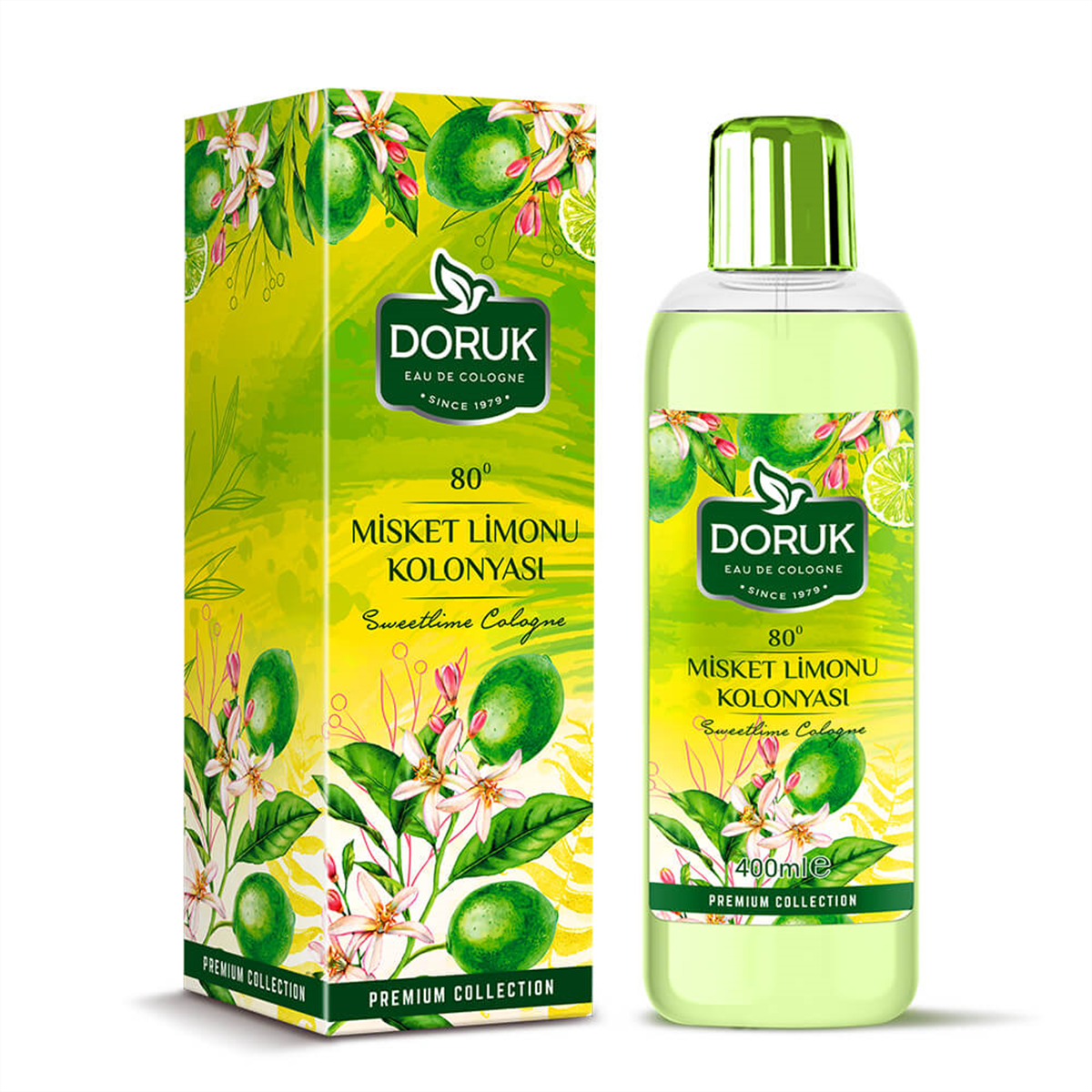 Doruk Misket Limon Kolonyası 80° 400 ml