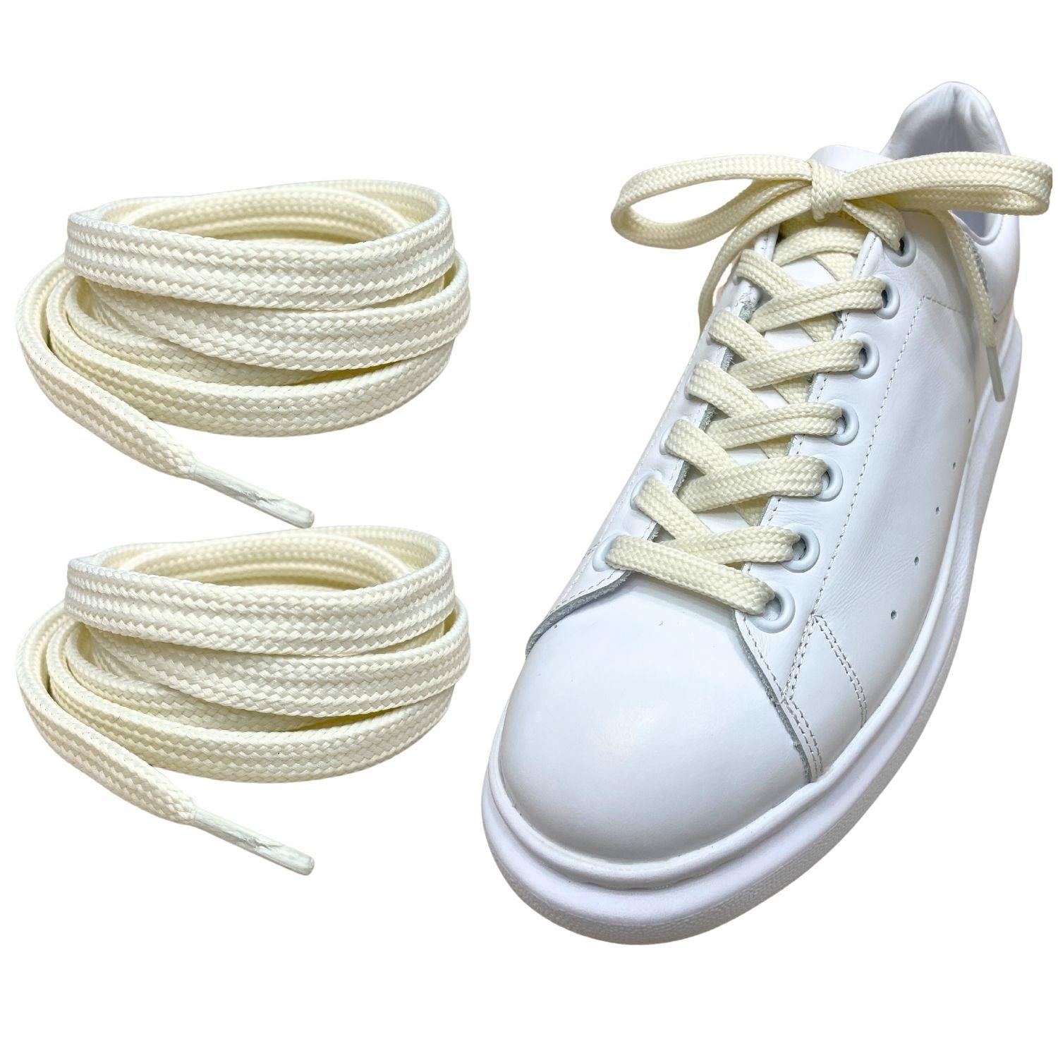 Exclusice 120 Cm Yassı Spor Ayakkabı Bağcığı, Çift Katmanlı Örgülü Sneakers Nike Bağcık, 1 Çift