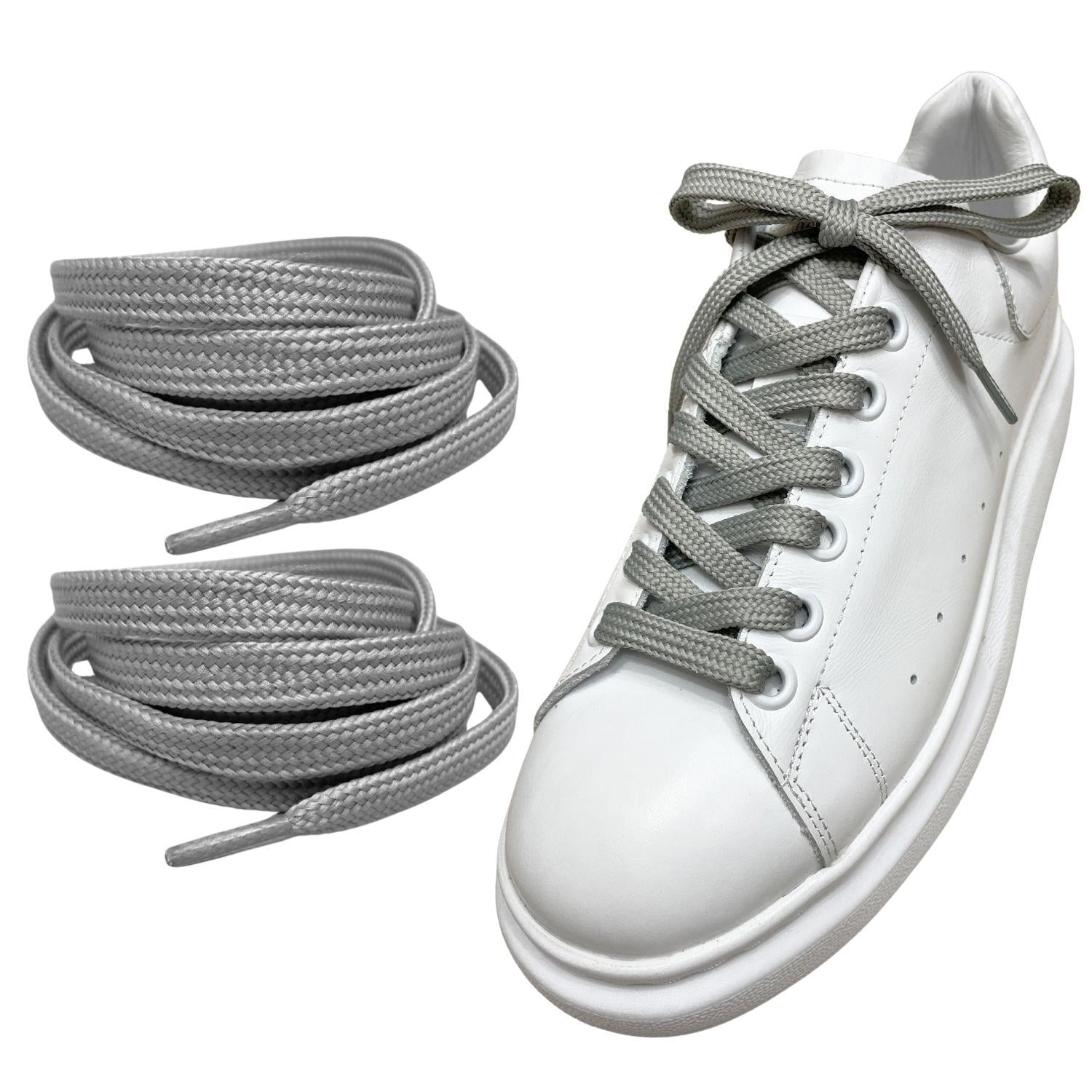 Exclusice 120 Cm Yassı Spor Ayakkabı Bağcığı, Çift Katmanlı Örgülü Sneakers Nike Bağcık, 1 Çift