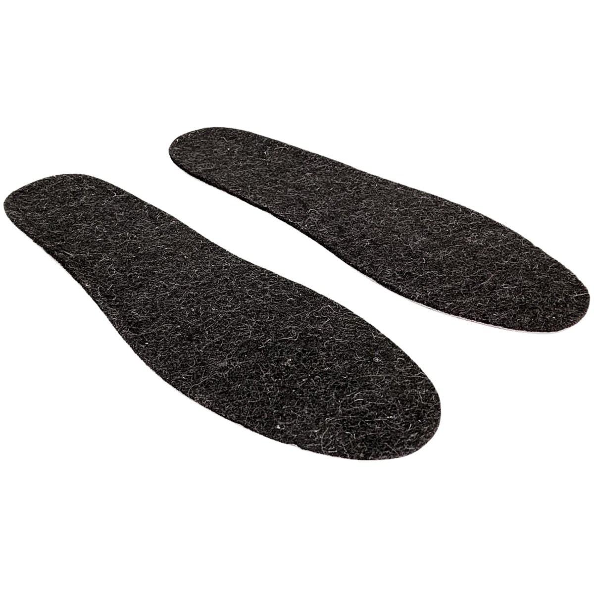 Foottab Comfort Keçe Ayakkabı Tabanlık Siyah Ortopedik Tabanlık Poli Üzeri Saf Yün Keçe Taban