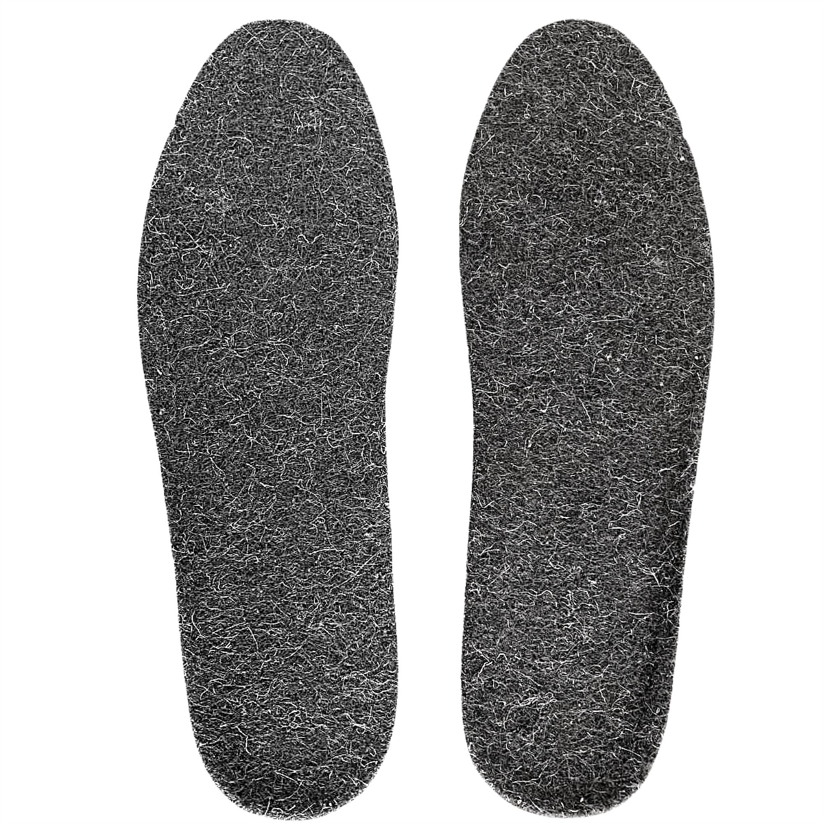 Foottab Comfort Keçe Ayakkabı Tabanlık Siyah Ortopedik Tabanlık Poli Üzeri Saf Yün Keçe Taban