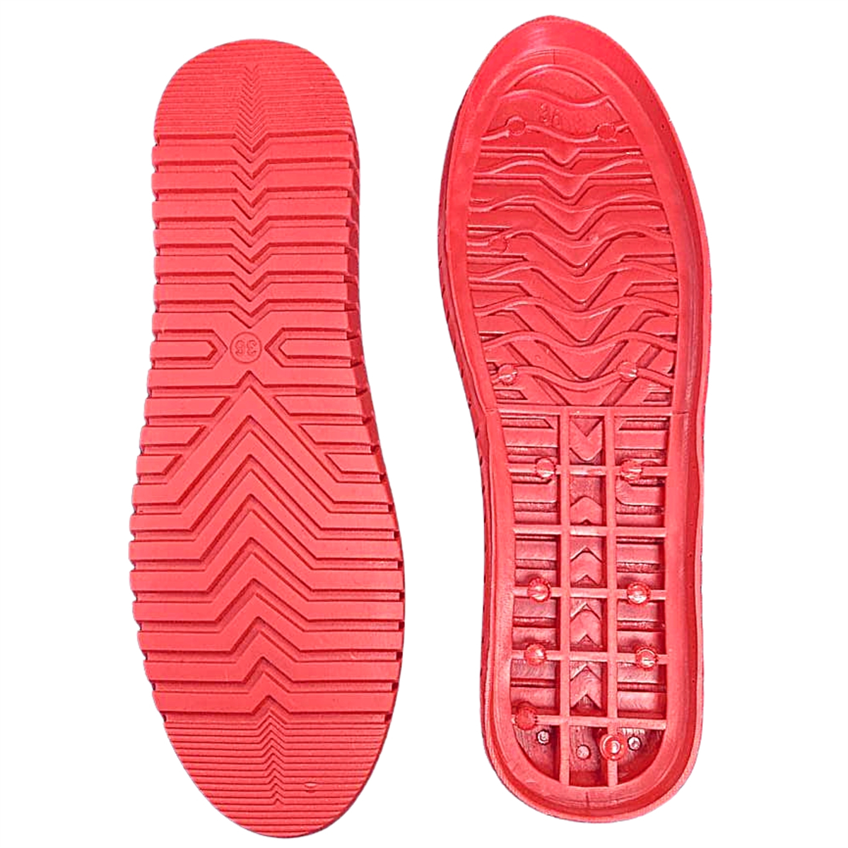 Foottab Örgü Ayakkabı Tabanı 104 Kırmızı