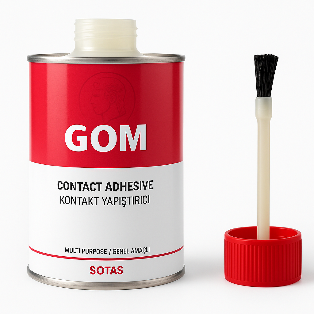 GOM Kontakt Genel Amaçlı Yapıştırıcı – 250 Gr | Kendinden Fırçalı