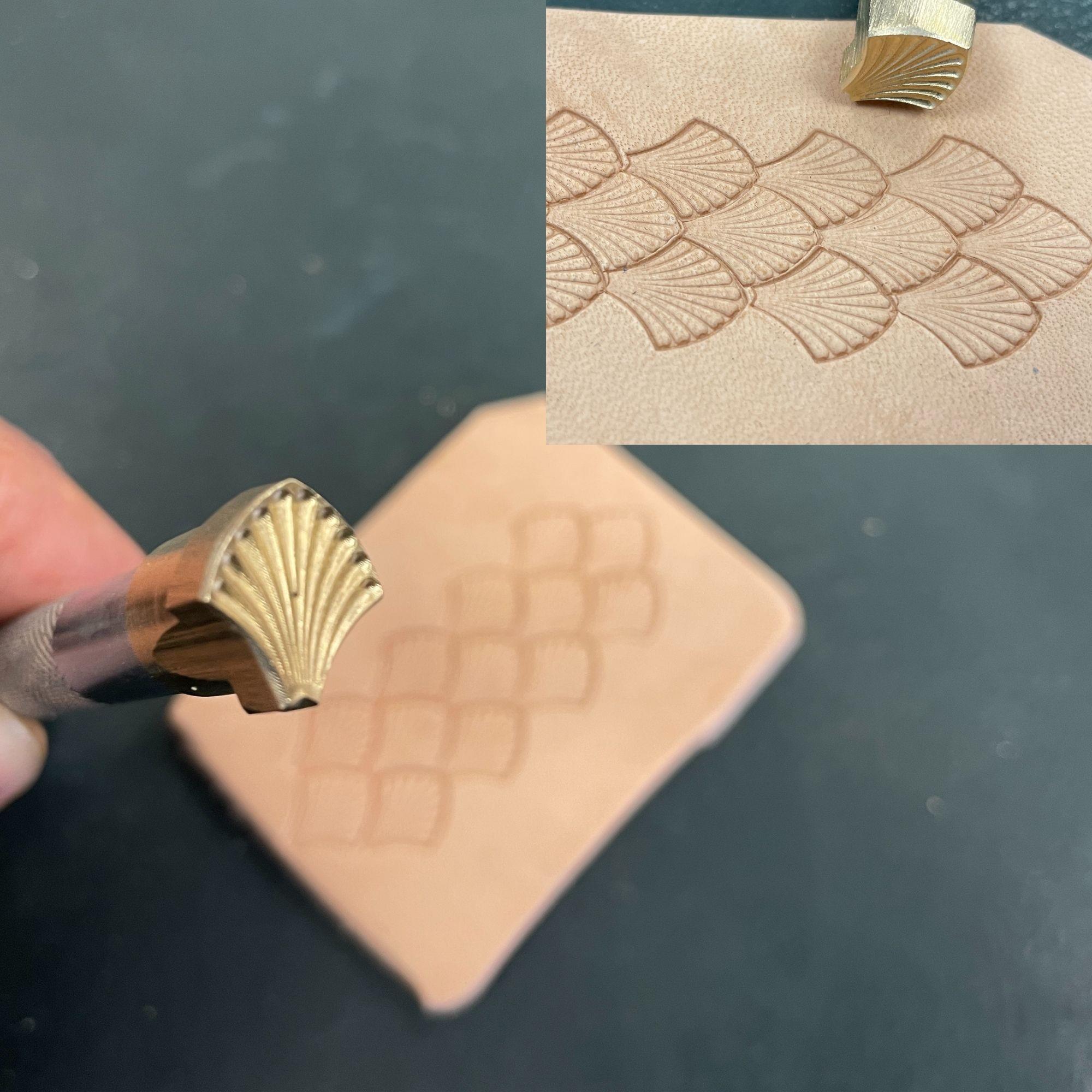 IPCR-45 Craft, Midye Şekilli Deri Baskı Stamp