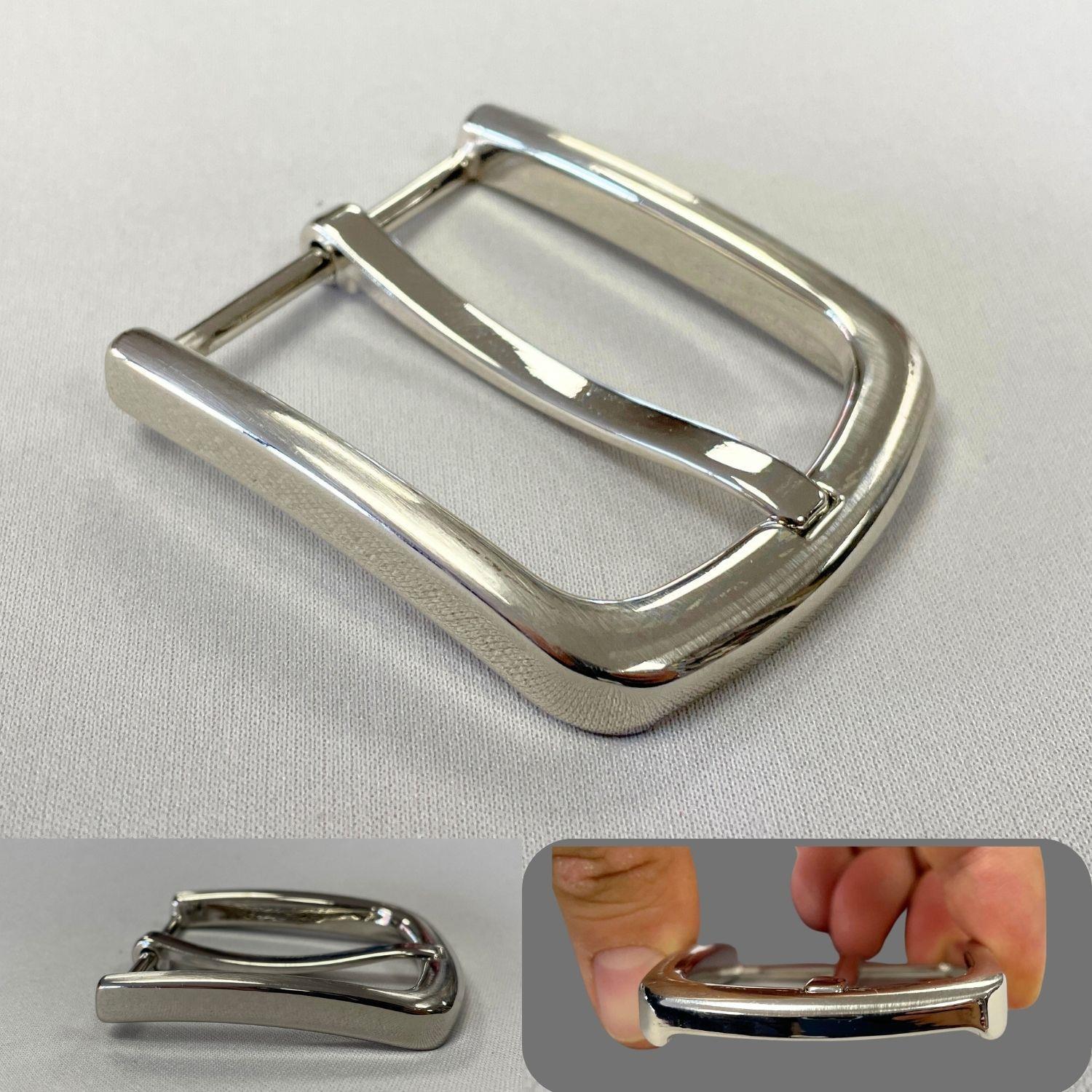 Kemer Tokası 3,8 cm, Düz - 1 Adet, Deri Hobi Kemer Yapmak İçin Metal Toka 