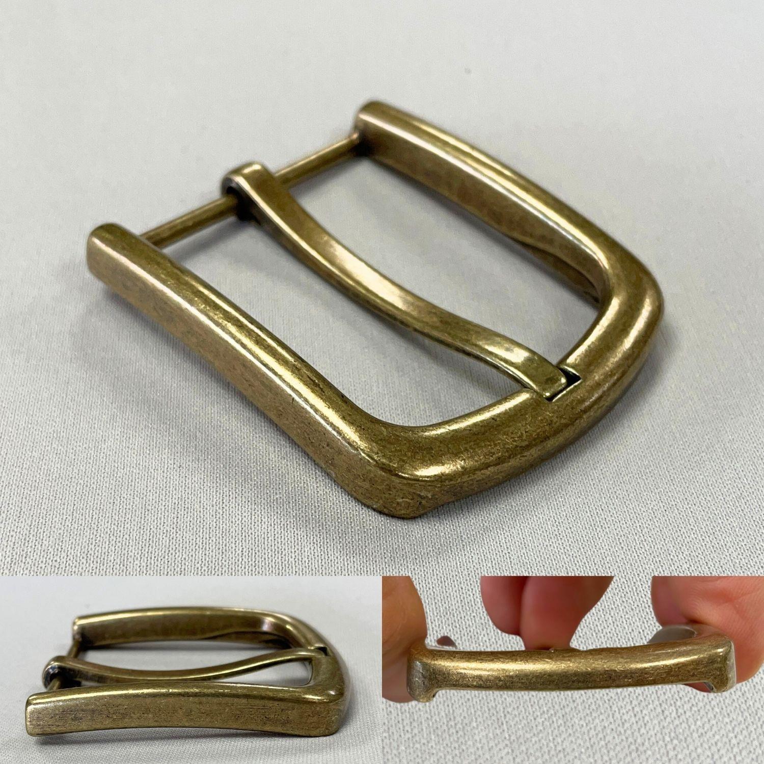 Kemer Tokası 3,8 cm, Düz - 1 Adet, Deri Hobi Kemer Yapmak İçin Metal Toka 