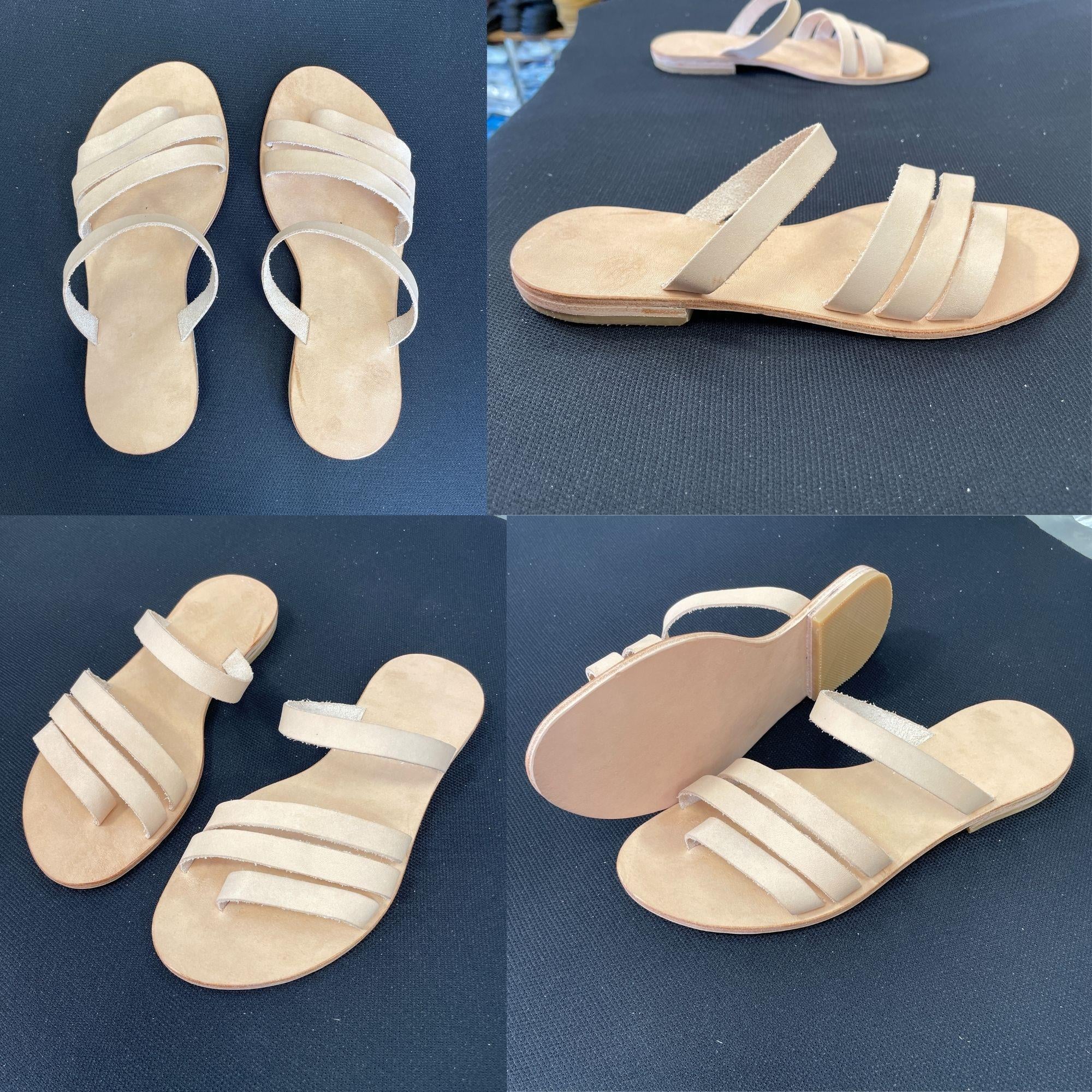 MD05 Hakiki Deri Bodrum Sandaleti Yapım Seti, Model-05