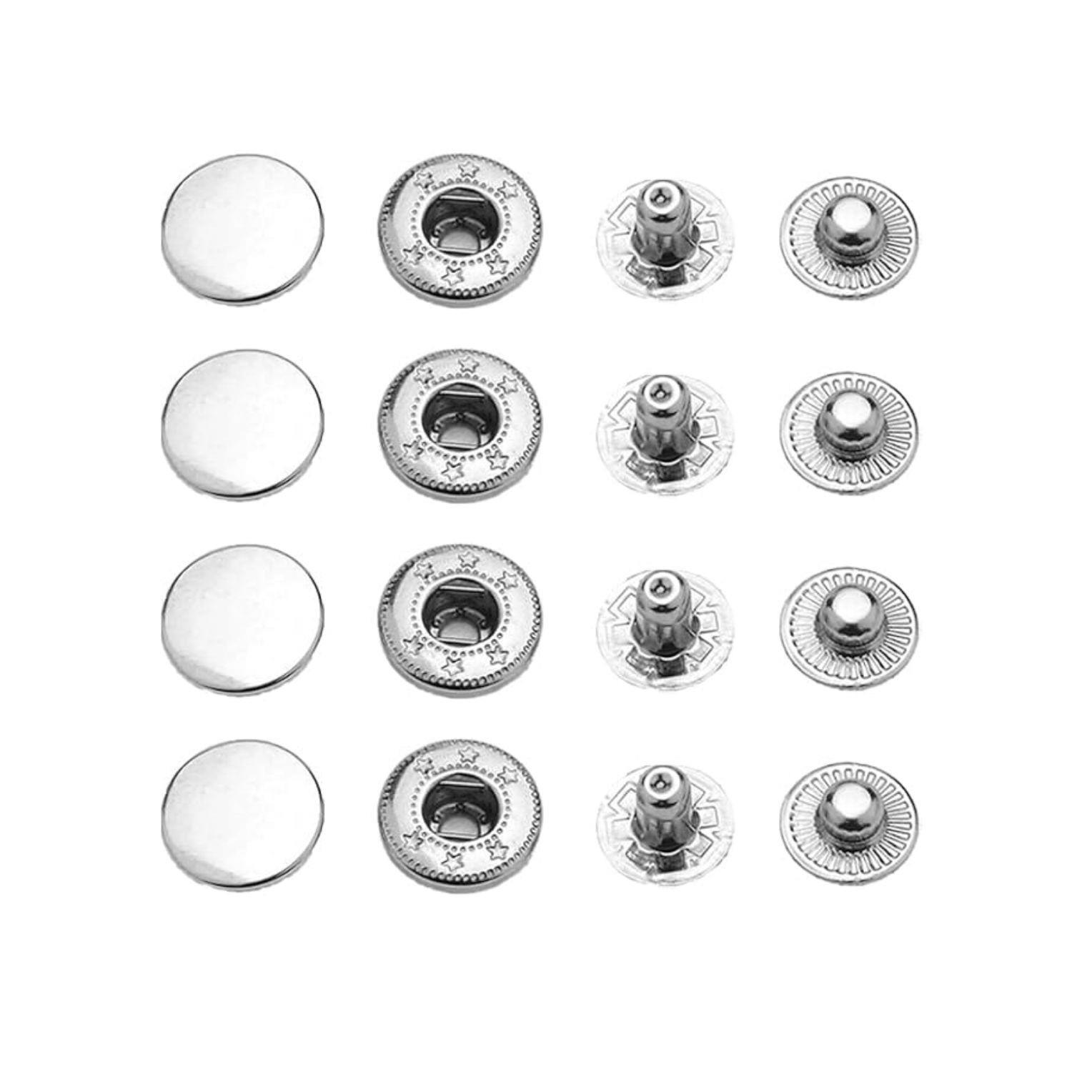 Metal Çıtçıt Alfa -15 mm, [25 Takım]