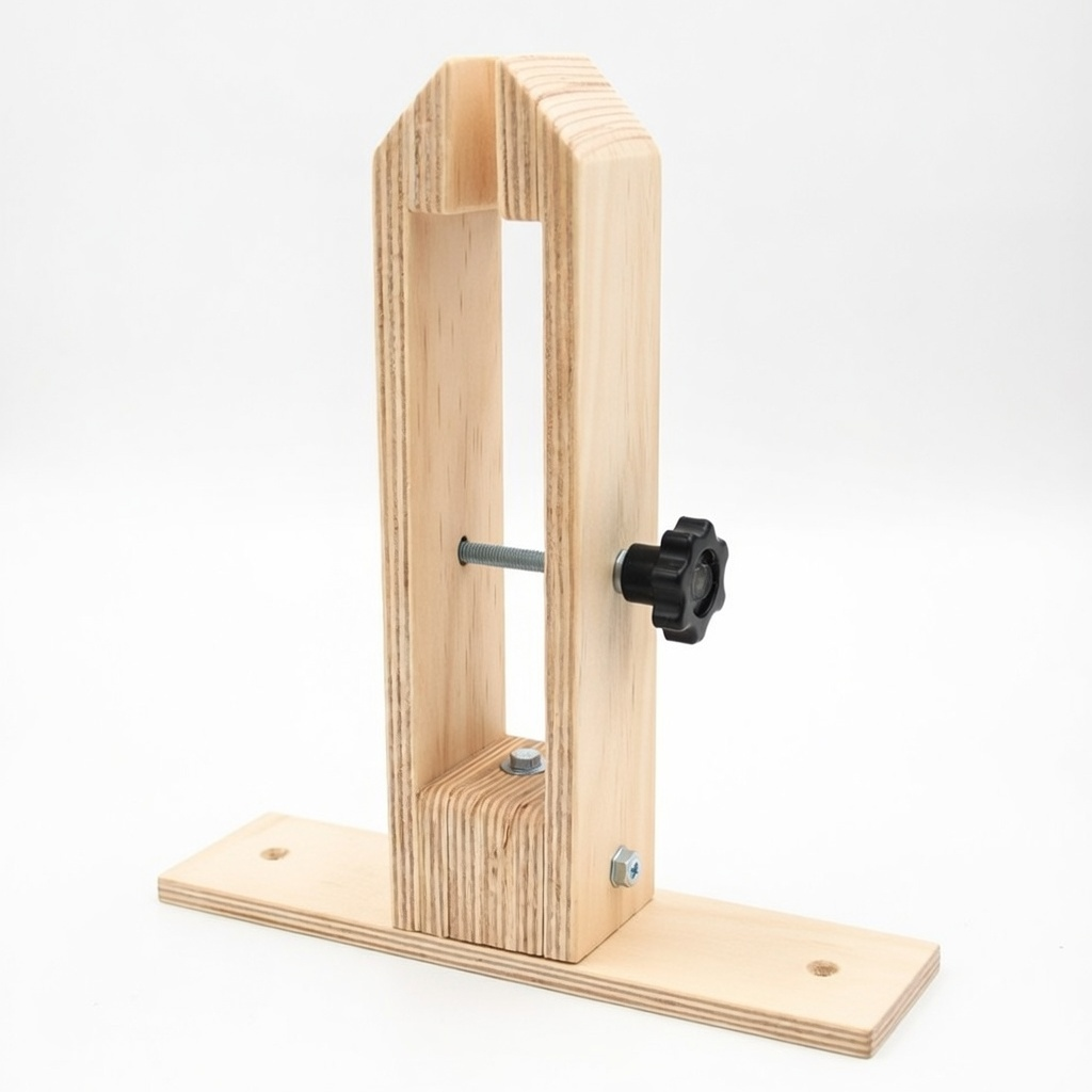 İpekbazaar Orta Mengene 30 cm, Deri Hobi El Aleti, Dikiş İçin Saraç Mengenesi