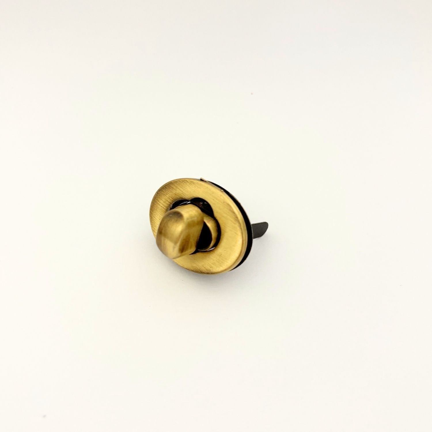 Oval Antik Metal Çanta Kilidi 22x27mm, Çanta Aksesuarı 1 Adet