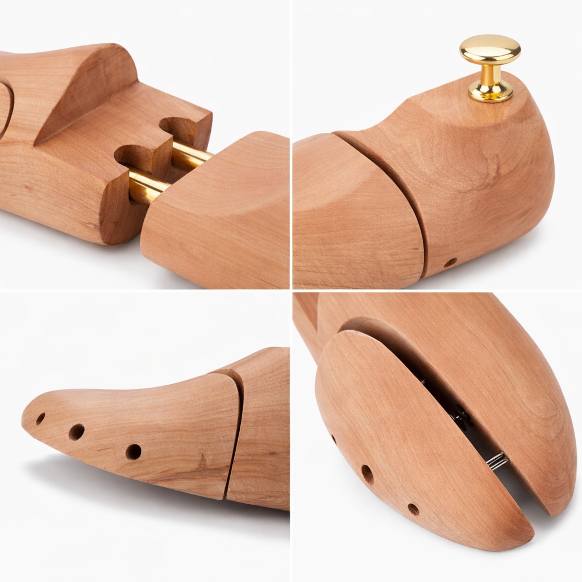 Premium Spring Polished Wooden Shoe Tree