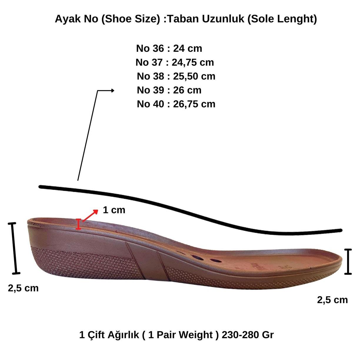 T194 Kahve Örgü Ayakkabı Terlik Tabanı, Hobi Örgü Taban