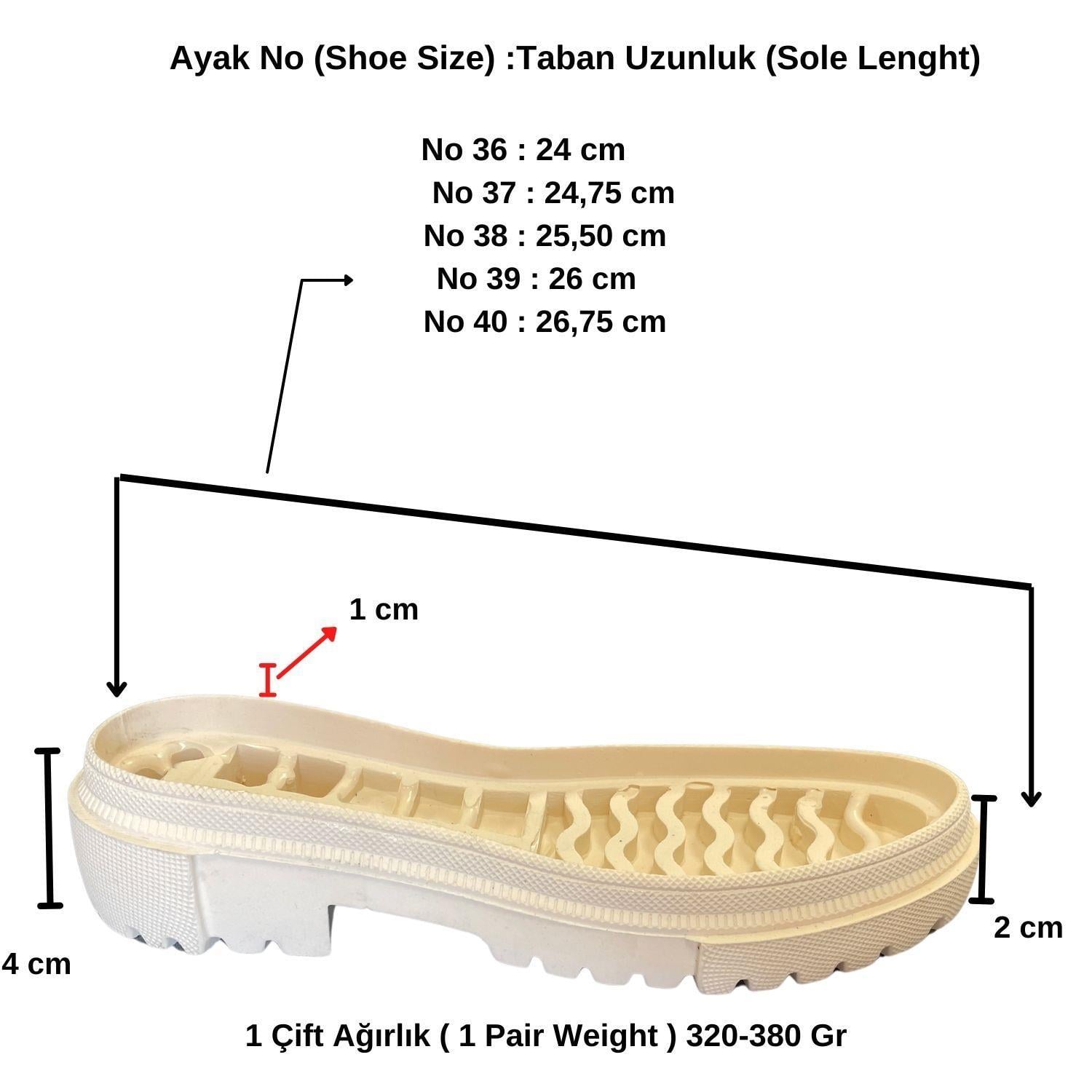 T206 Örgü Ayakkabı Tabanı, Hobi Örgü Taban