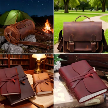  Crazy Deri Kahve -1.6 mm, Deri Hobi Uğraşı İçin Hakiki Parça Deri 