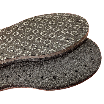 1 Çift Siyah Keçe KaydırmazDelikli Hobi Örgü Panduf Patik Tabanı