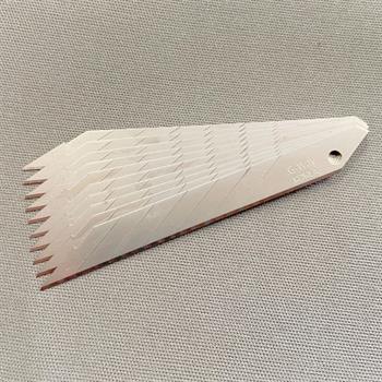 10-Pack Craft Knife Blades – 30° 9 mm Replacement Leathercraft Tools.