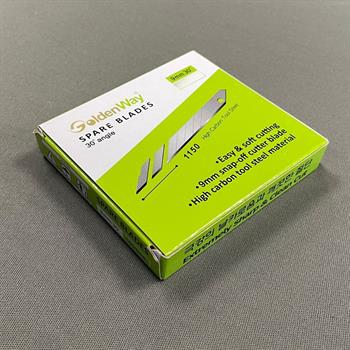 10-Pack Craft Knife Blades – 30° 9 mm Replacement Leathercraft Tools.