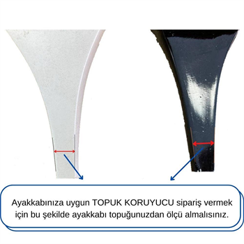 100 Çift  L (geniş):11-14 mm Kır Düğünleri Topuklu Ayakkabı Topuk Ucu Koruyucu Şeffaf Aparat