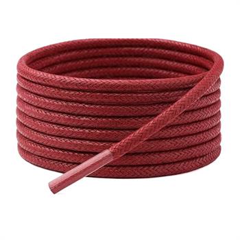 100 cm Yuvarlak Mumlu Bağcık, Dayanıklı Ayakkabı Bağcığı 1 Çift 