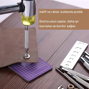 9lu Perçin Çıtçıt Çakma Pratik Kalıp Seti