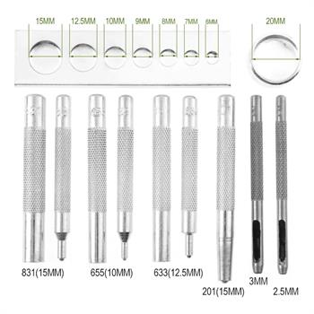 9lu Perçin Çıtçıt Çakma Pratik Kalıp Seti