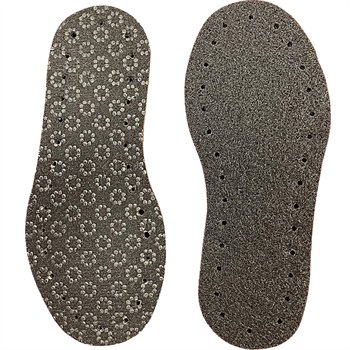 12 Çift Siyah Keçe KaydırmazDelkli Hobi Örgü Panduf Patik Tabanı