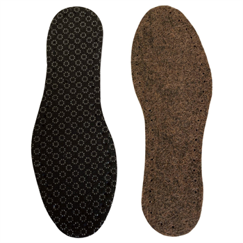 12 Çift Kahve Keçe KaydırmazDelkli Hobi Örgü Panduf Patik Tabanı