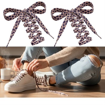 120 cm Leopar Desenli Yassı Ayakkabı Bağcığı, Günlük Sneaker Spor Ayakkabı İçin Desenli Bağcık