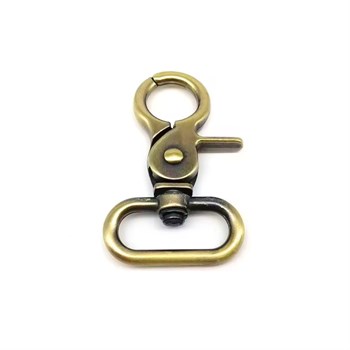 2.5 cm Tetikli Karabina Kanca 2 Adet, 25*58mm Ebat, Çanta Aksesuarı Askı Kancası