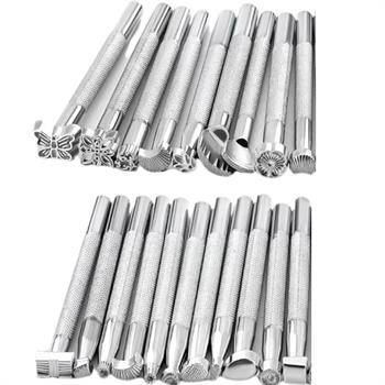 20-Piece Steel Craft Tool Set – Leathercraft and DIY Hobby Kit