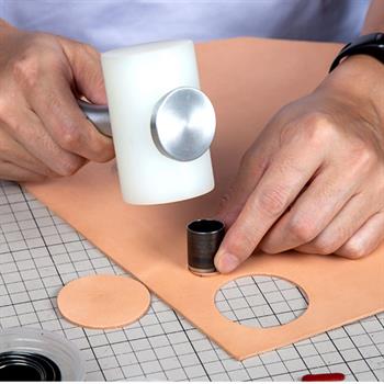 24-Piece Leathercraft Punch Blade Set – Various Shapes and Sizes for Leather Design