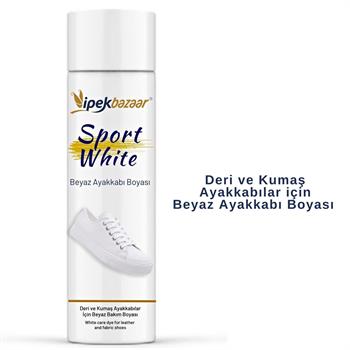 Ayakkabı Bakım Seti - 3lü Temizleme Köpüğü, Beyaz Ayakkabı Boyası ve Beyaz Bağcık