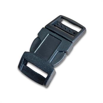 4-Pack Black Plastic Paracord Bracelet Buckles – Durable DIY Clip Set