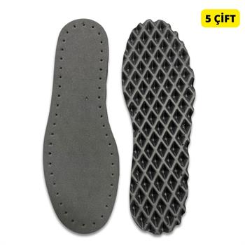5 Çift Siyah Delikli Eva Terlik Tabanı, Kendin Yap Örgü Taban