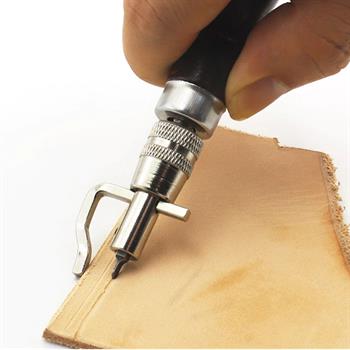 5in1 Ayarlanabilir Deri Kenarı, Dikiş Kanalı Bıçağı, Deri Hobi El Aleti