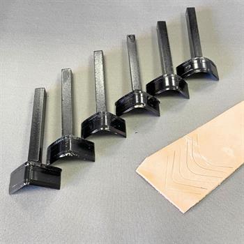 6lı Deri Hobi Köşe Ovalleme Seti