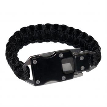 Anahtarlık / Paracord Bileklik İçinTransformers Bıçaklı Klips, Paslanmaz Çelik 1 Adet, Siyah/Krom