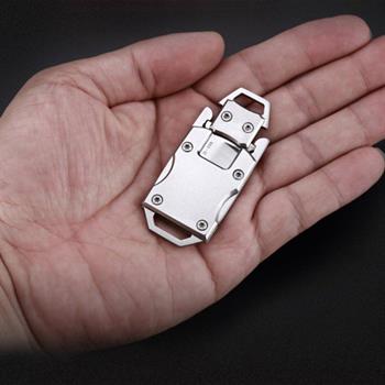 Anahtarlık / Paracord Bileklik İçinTransformers Bıçaklı Klips, Paslanmaz Çelik , 1 Adet