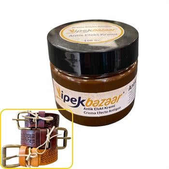 Antik Efekt Krem Boya 100 gr, Vejeta & Baskılı Deri Ürünler İçin Eskitem Boya