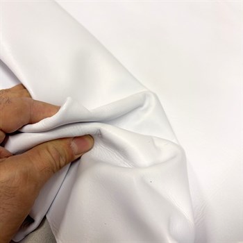 Beyaz Yumuşak Analin Deri 1.0-1.1mm, Deri Hobi Uğraşı İçin Hakiki Parça Deri 
