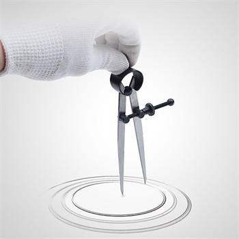 Çelik Pergel Deri Kenarı İşaretleme Deri El Aleti