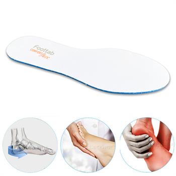 Beyaz Comfortflex Rahat Spor Ayakkabı Tabanı, Kadın, Erkek, Çocuk Için Yumuşak Tabanlık, 1 Çift