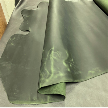 Crazy Deri C.Yeşil -1.6 mm, Deri Hobi Uğraşı İçin Hakiki Parça Deri 